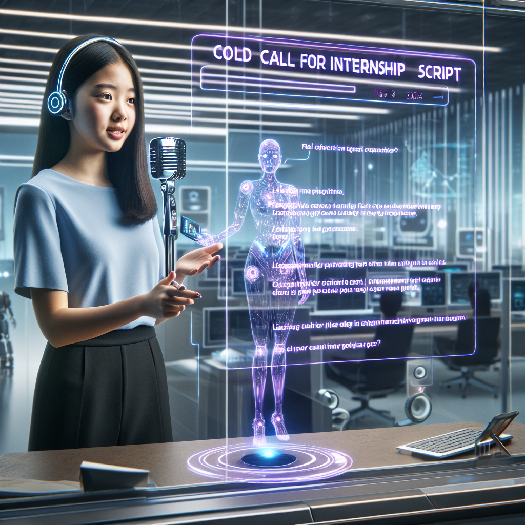 Cold call for internship script