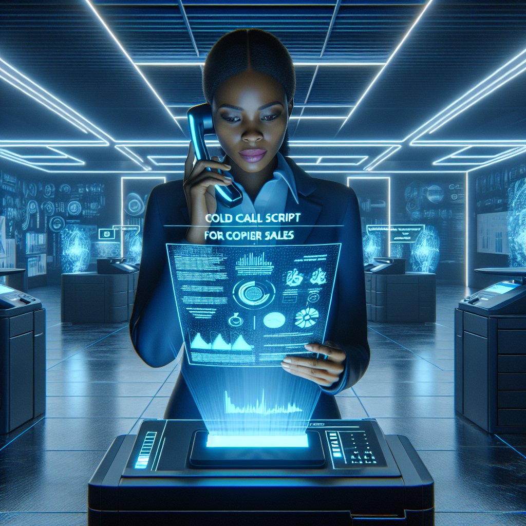 Cold call script for copier sales