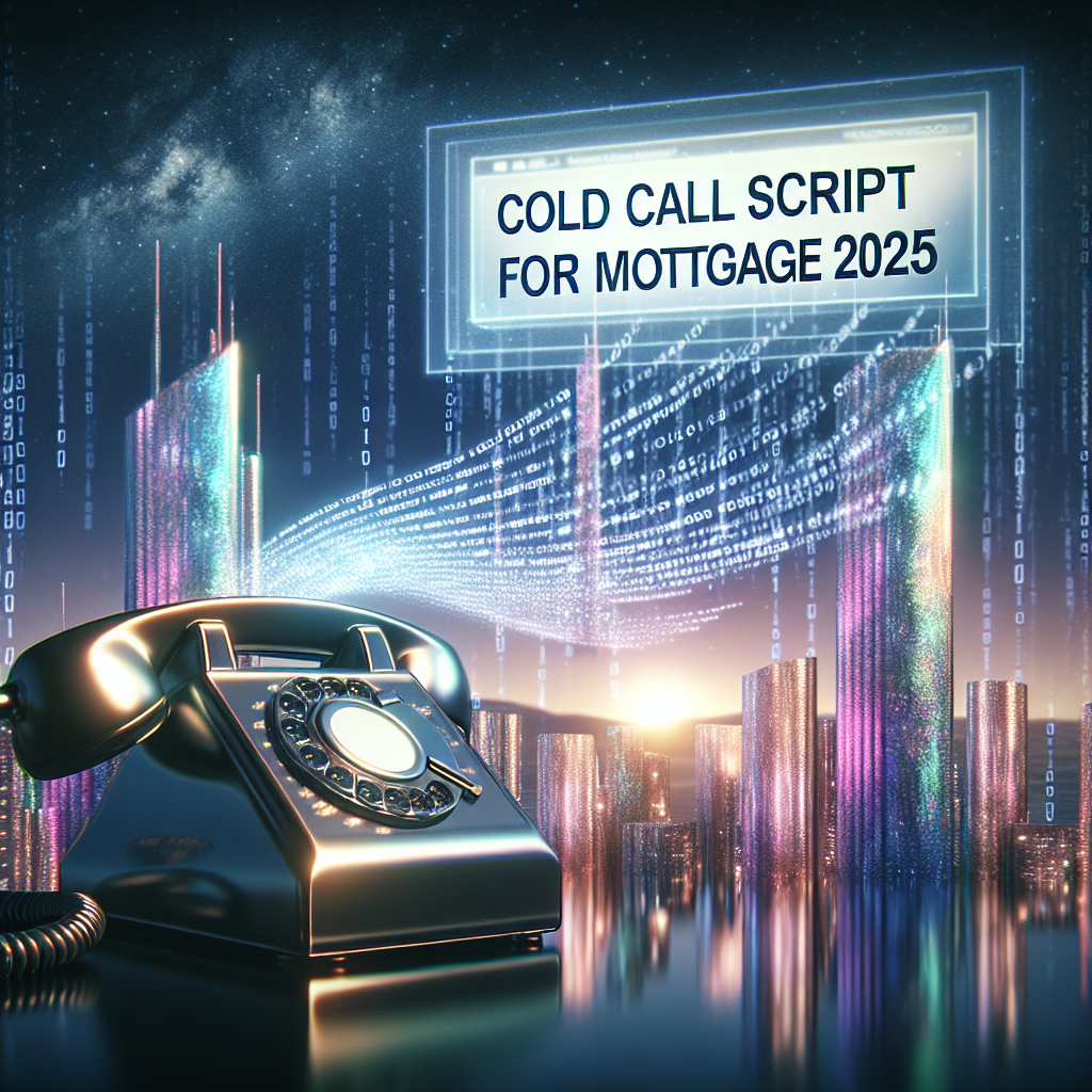 Cold call script for mortgage