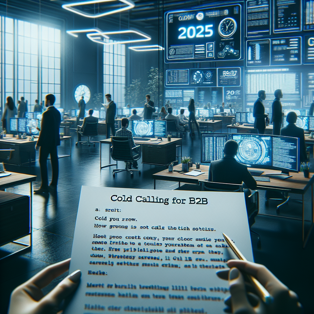 Cold calling script for b2b