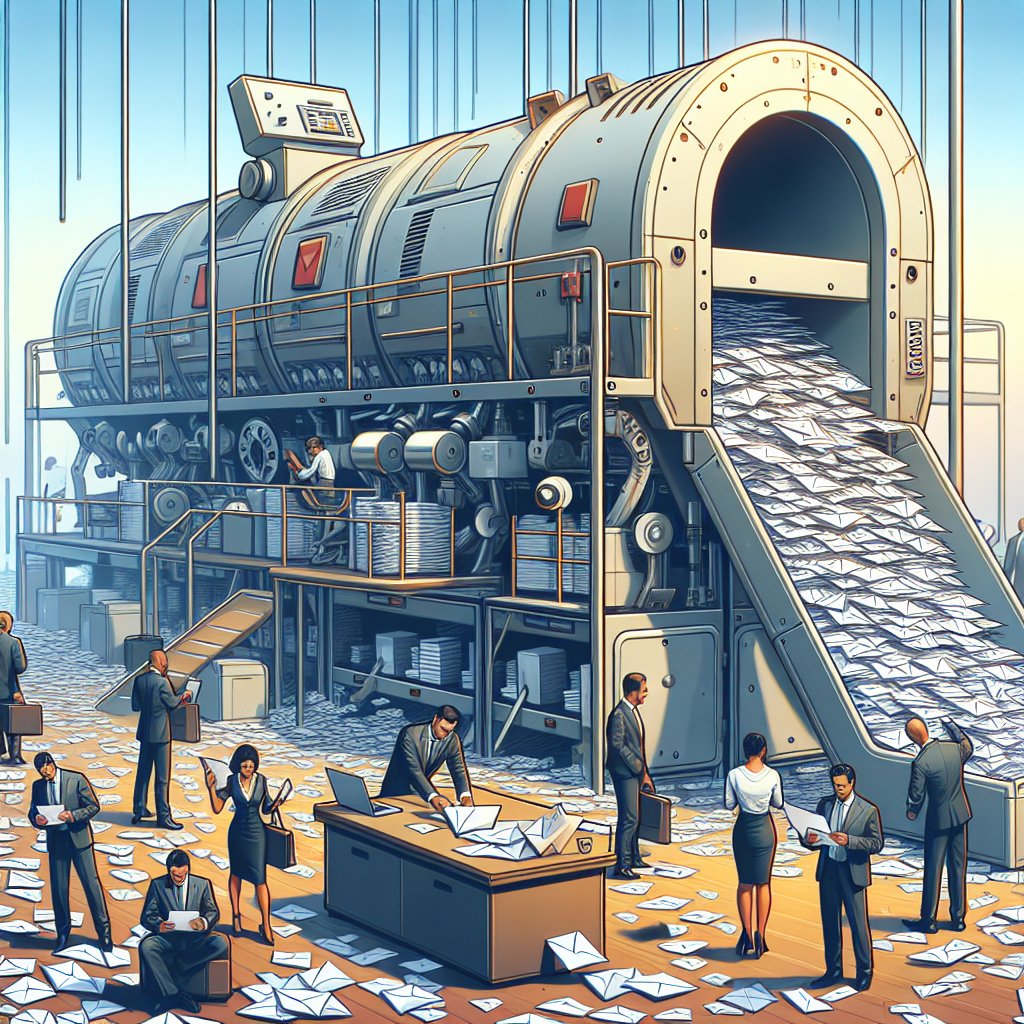 A telemarketing company has a special letter opening machine