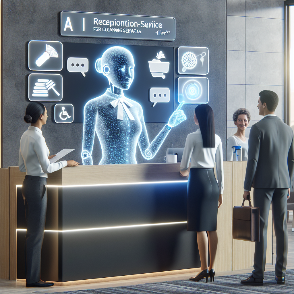 AI receptionist for cleaning services