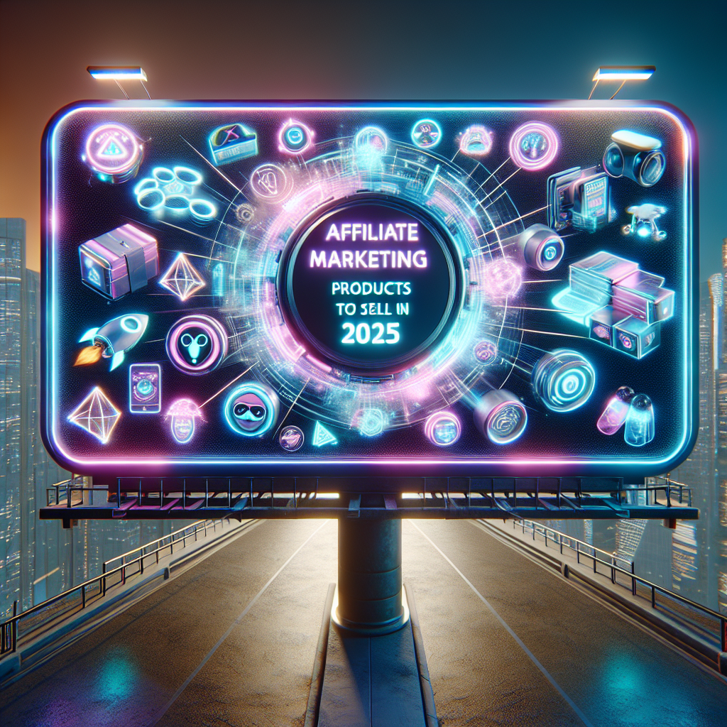 Affiliate Marketing Products To Sell