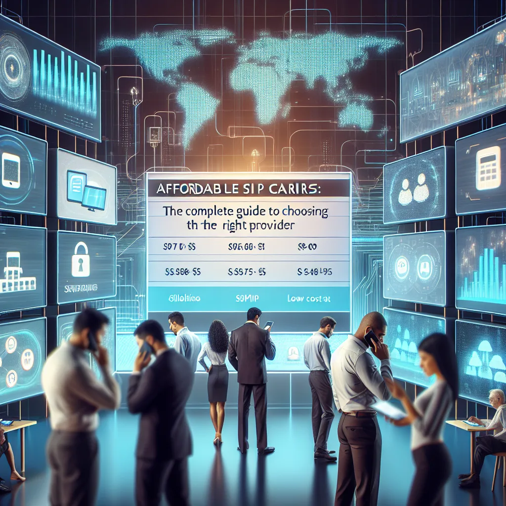 Affordable sip carriers the complete guide to choosing the right provider in 2025