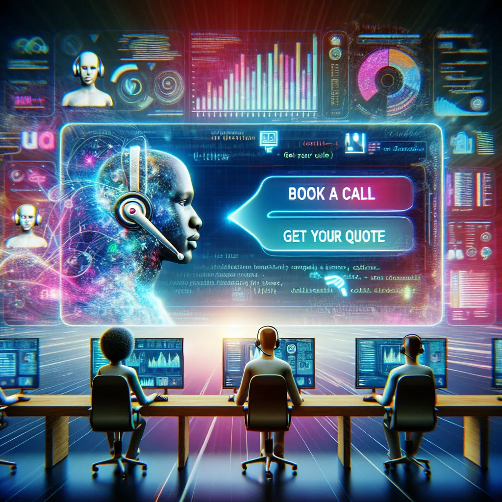 Ai call center agent - book a call - get your quote