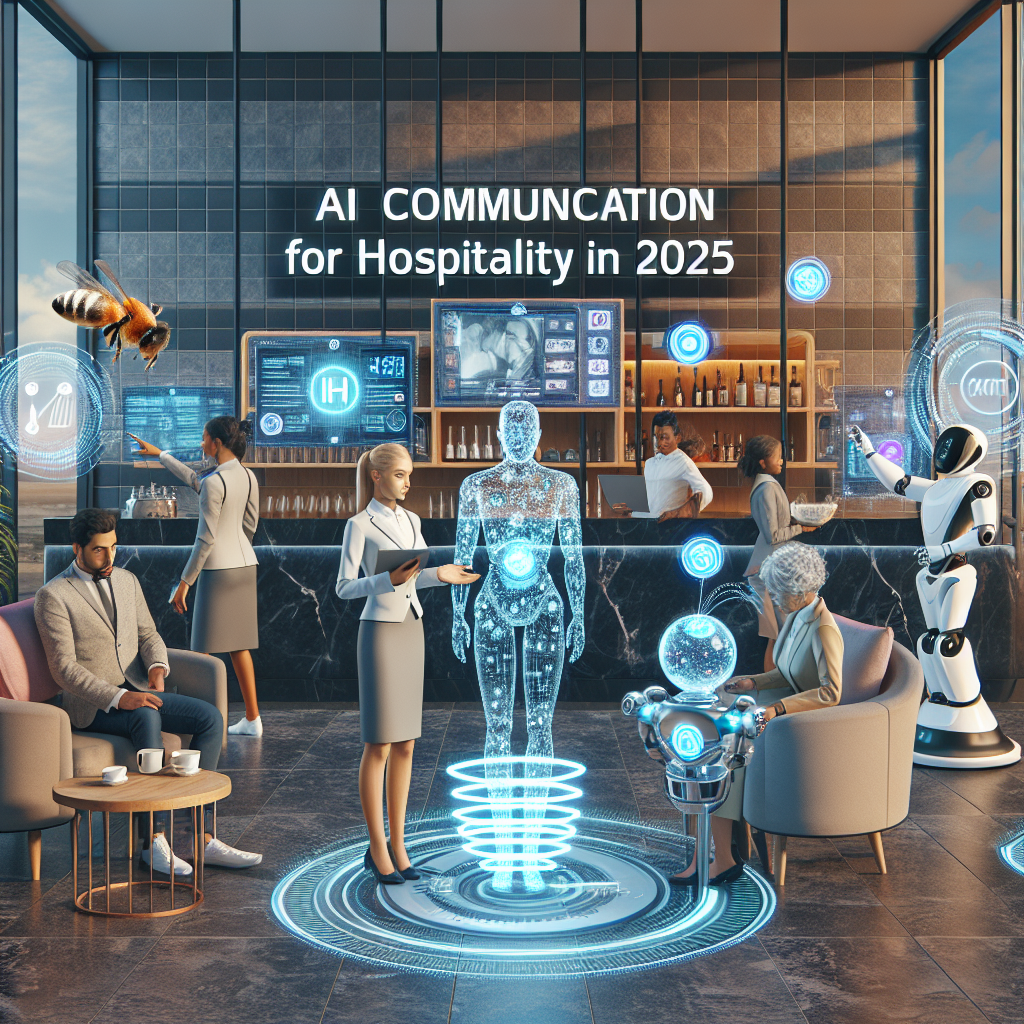 Ai communication for hospitality