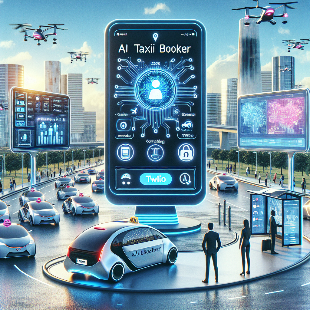 Ai taxi booker using twilio
