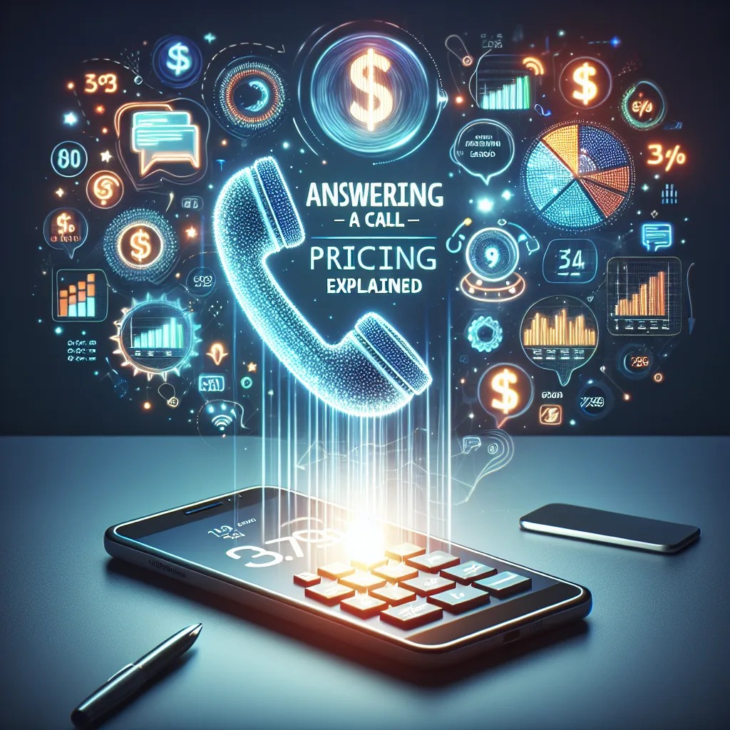 Answering a call - pricing - pricing explained