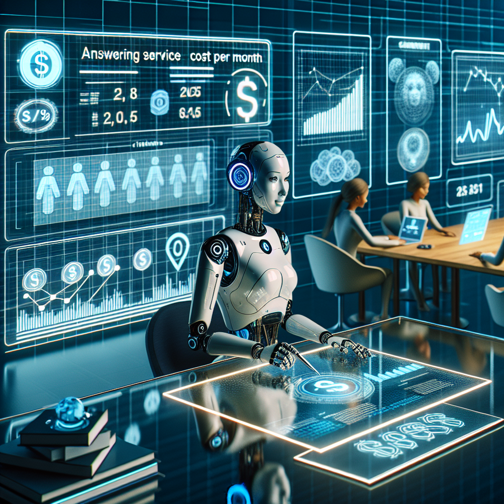 Answering service cost per month