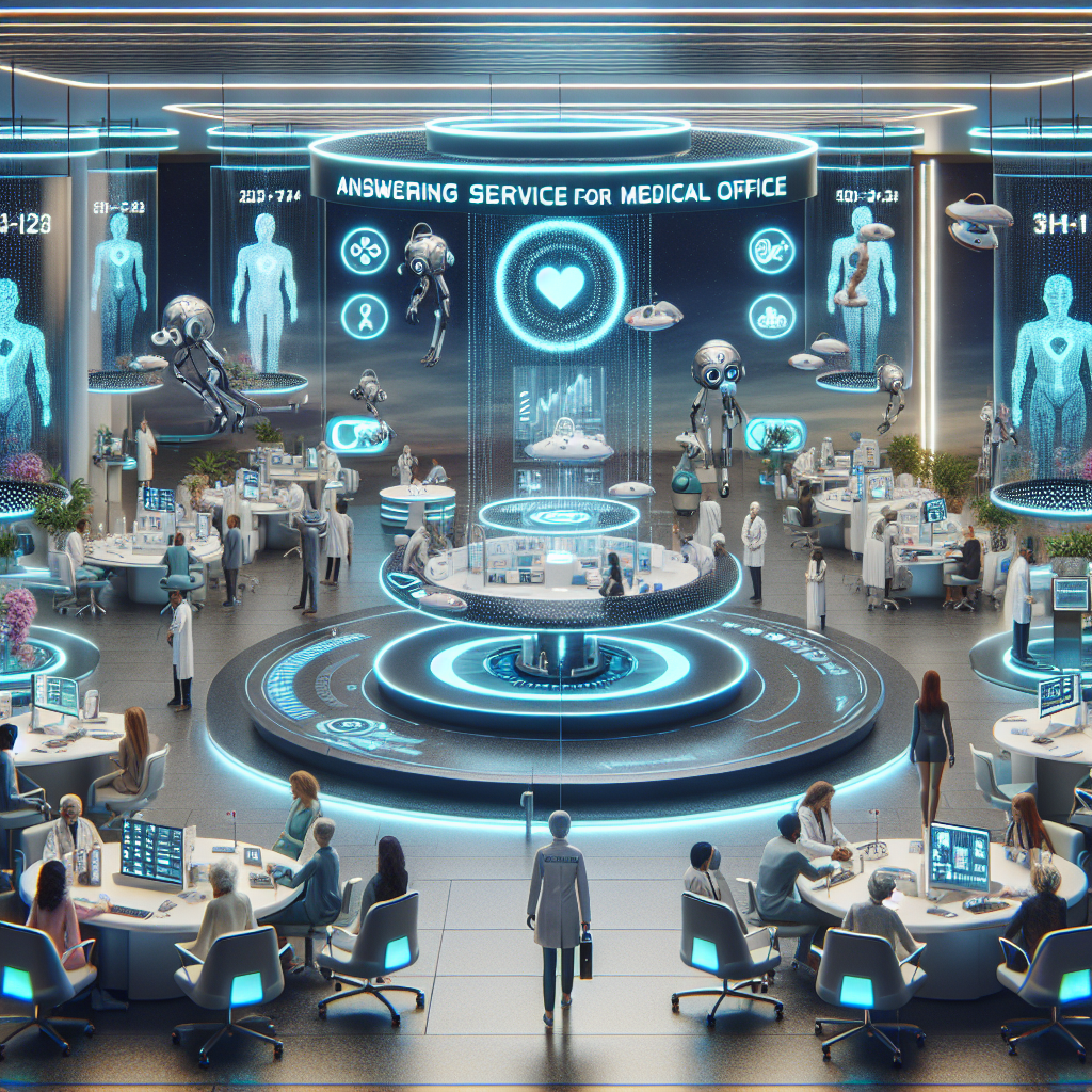 Answering service for medical office