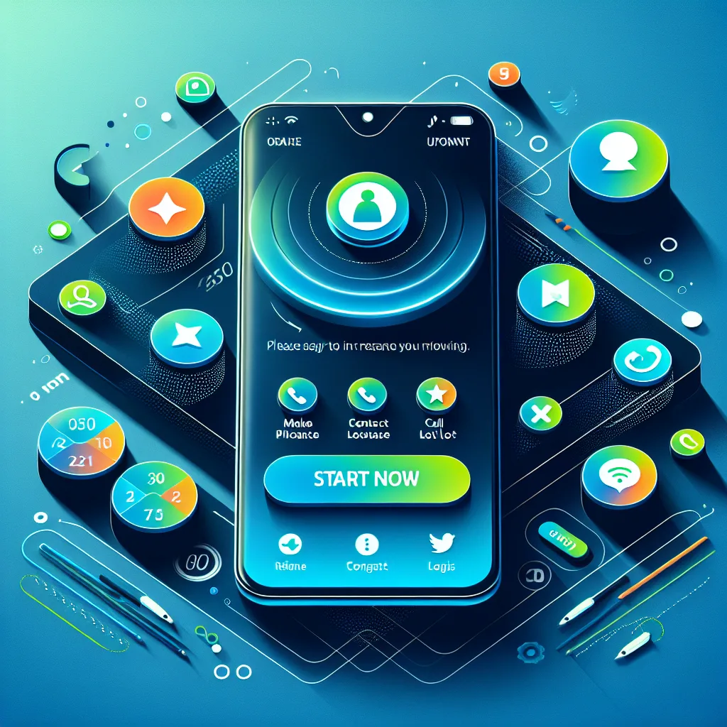 App to make calls - get started - start now