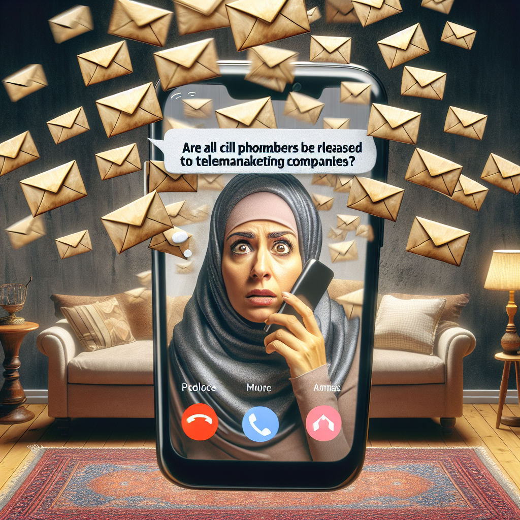 Are all cell phone numbers being released to telemarketing companies