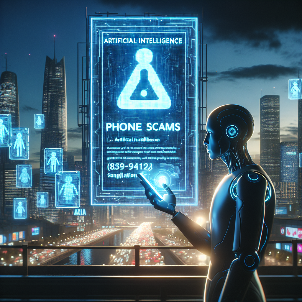 Artificial intelligence phone scams