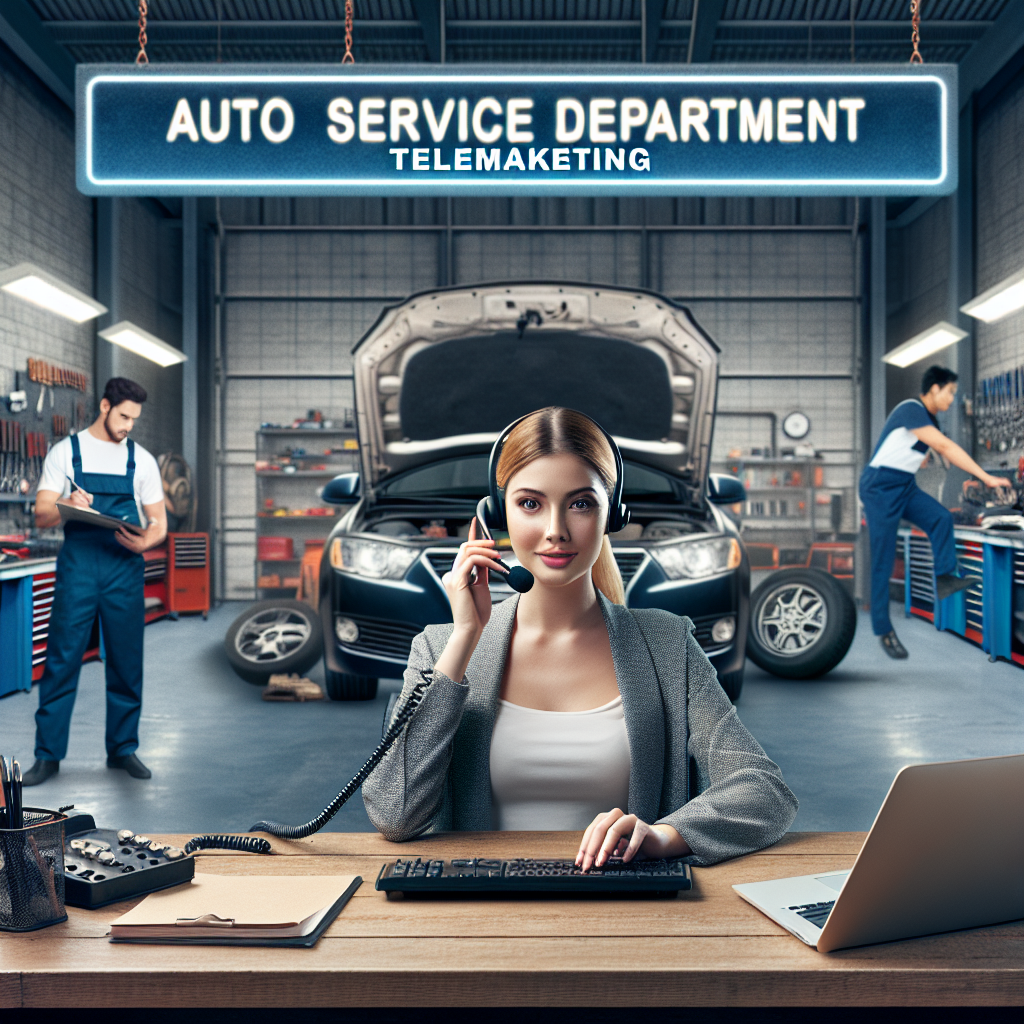 Auto service department telemarketing