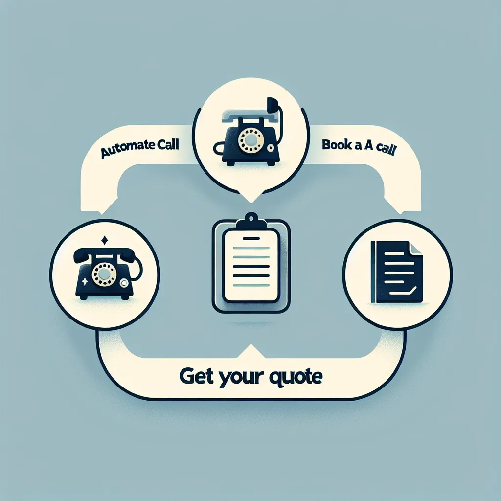 Automate call - book a call - get your quote
