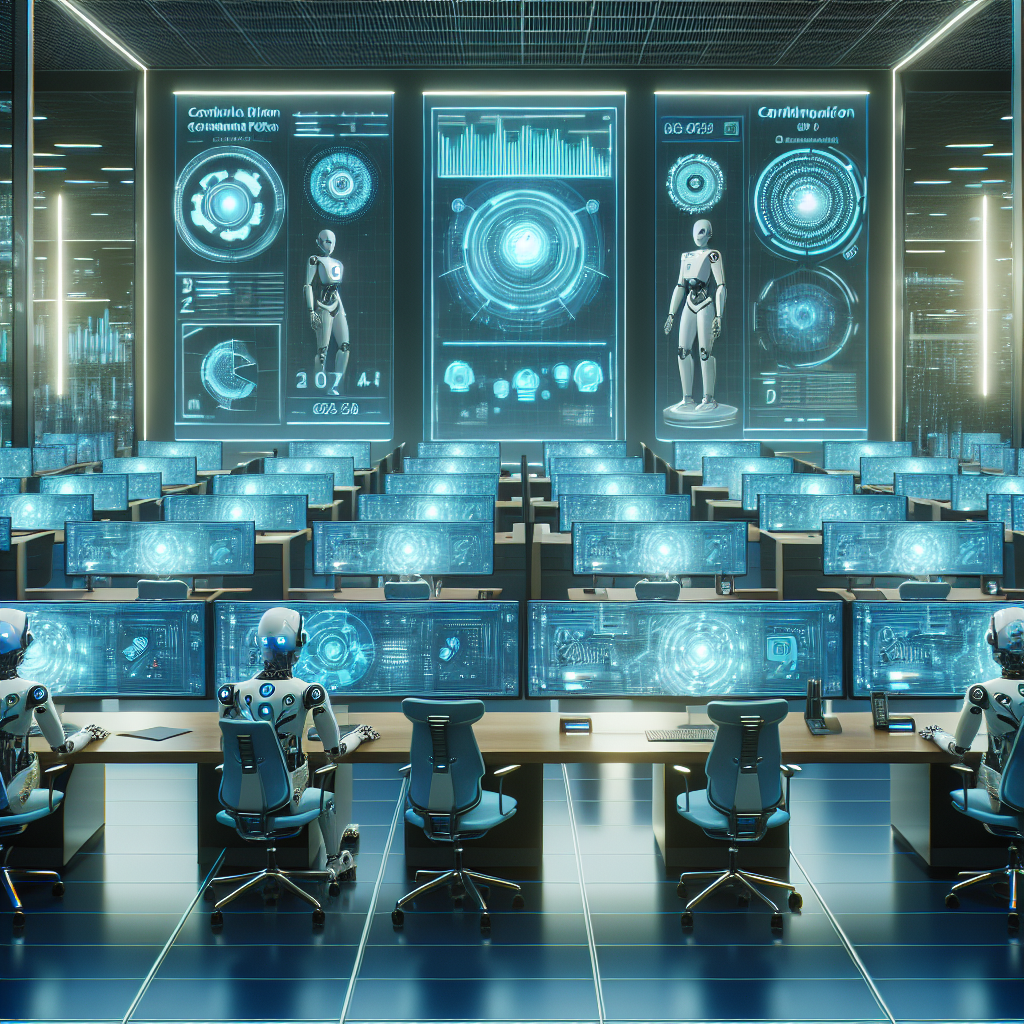 Automated call center service