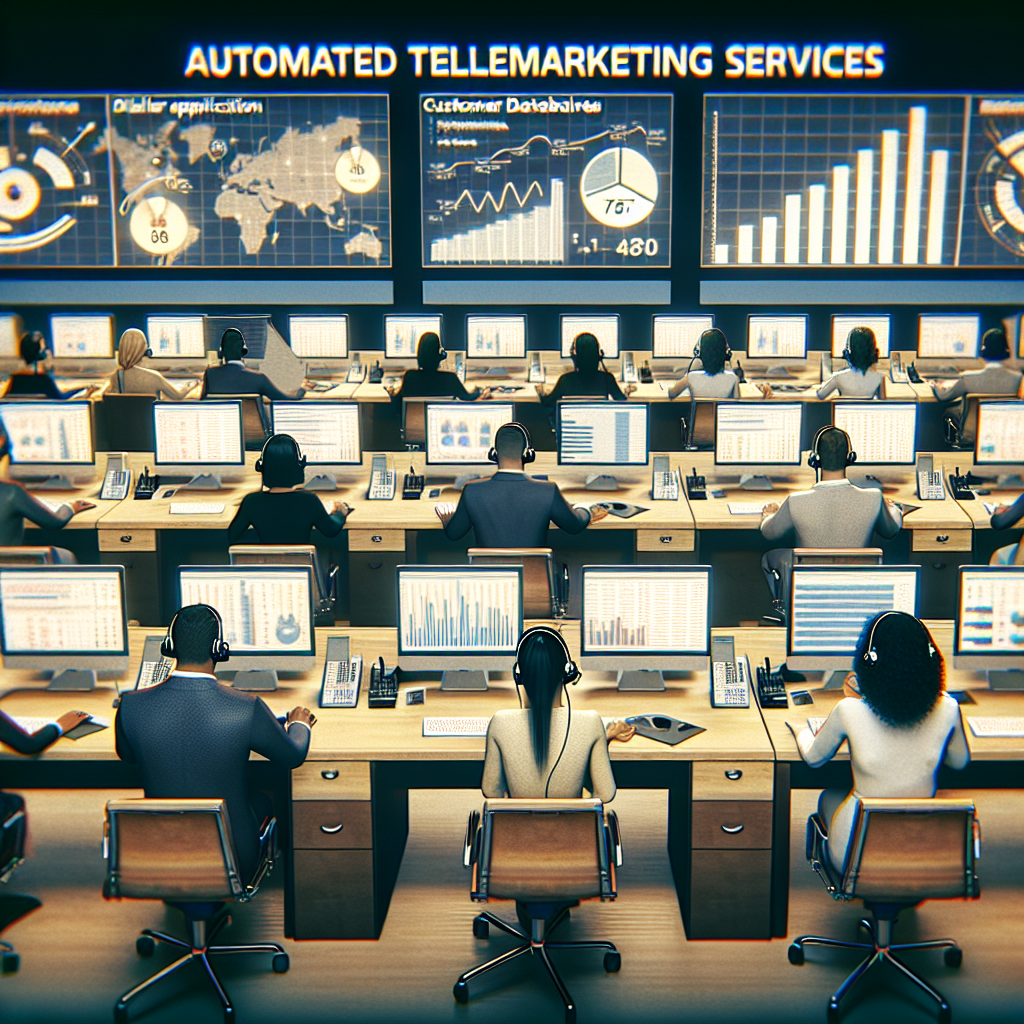 Automated telemarketing services