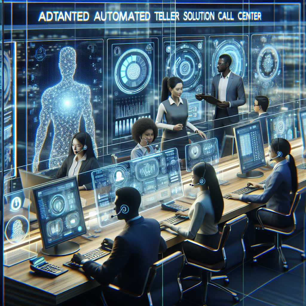 Automated teller solution call center
