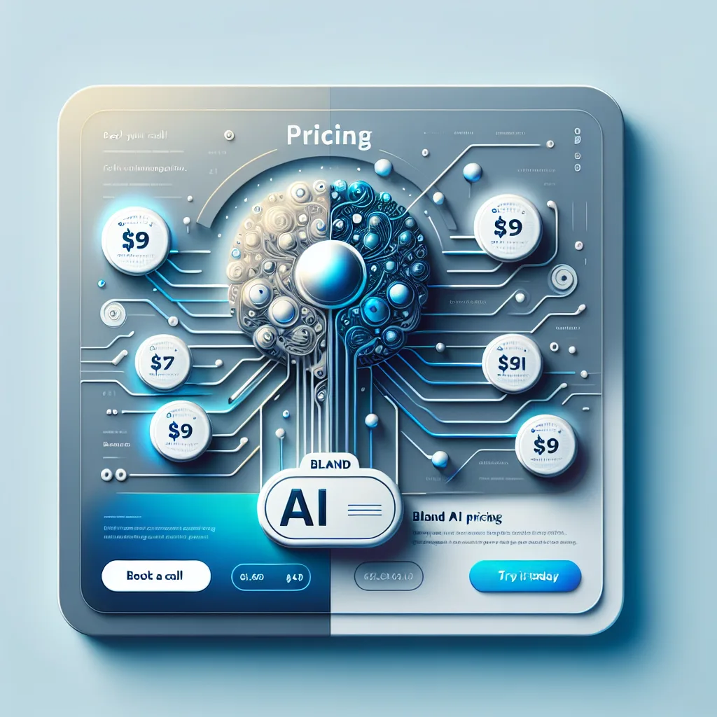 Bland ai pricing - book a call - try it today