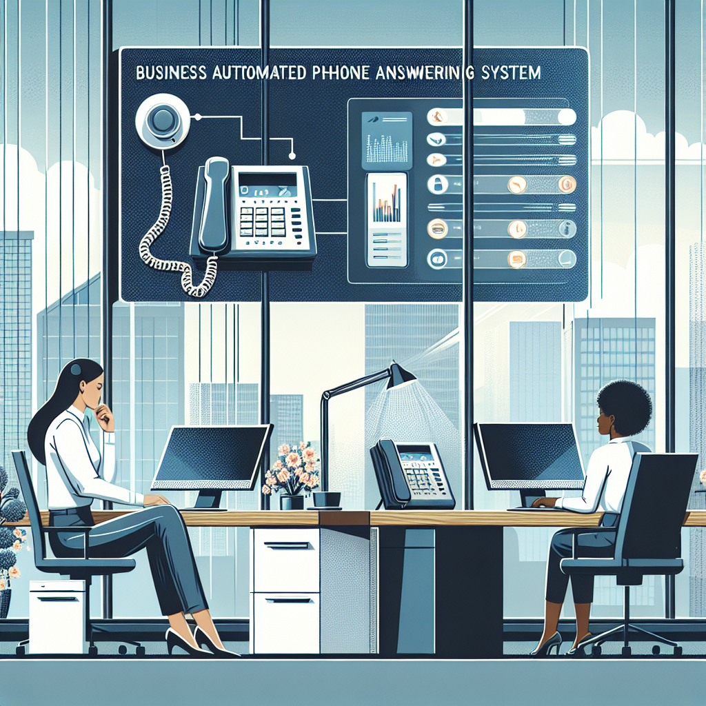Business automated phone answering system