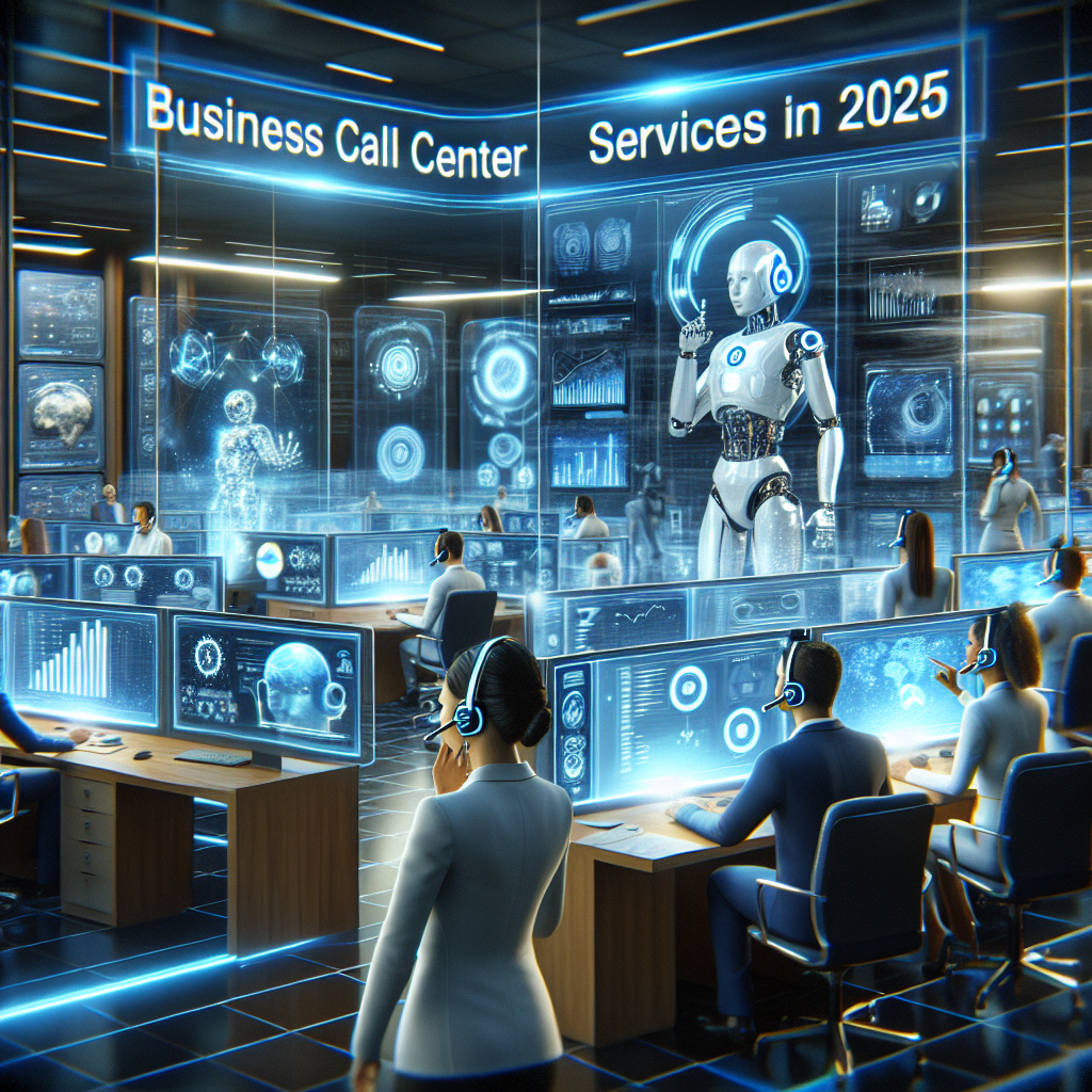 Business call center services