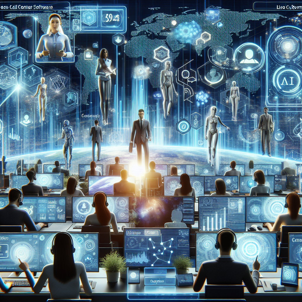 Business call center software