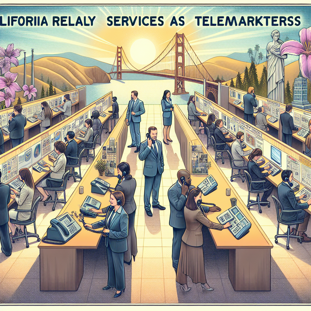 California relay services as telemarketers