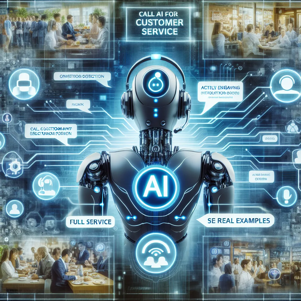 Call ai for customer service - full service - see real examples