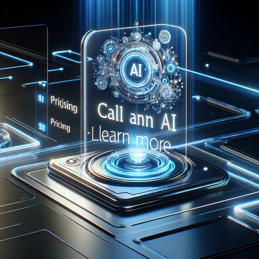 Call an ai - pricing - learn more