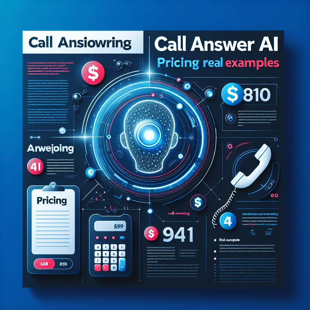 Call answer ai - pricing - see real examples