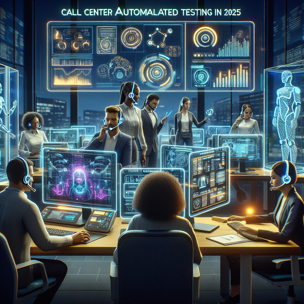 Call center automated testing