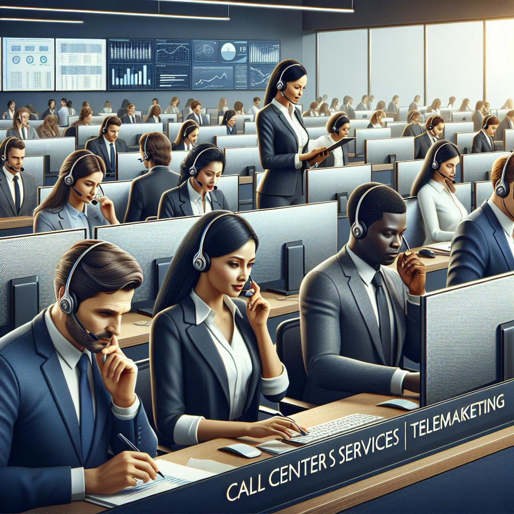 Call center services telemarketing