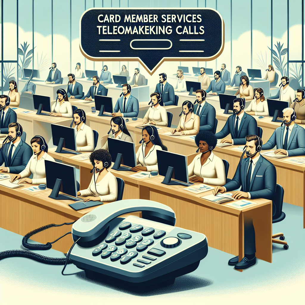 Card member services telemarketing calls