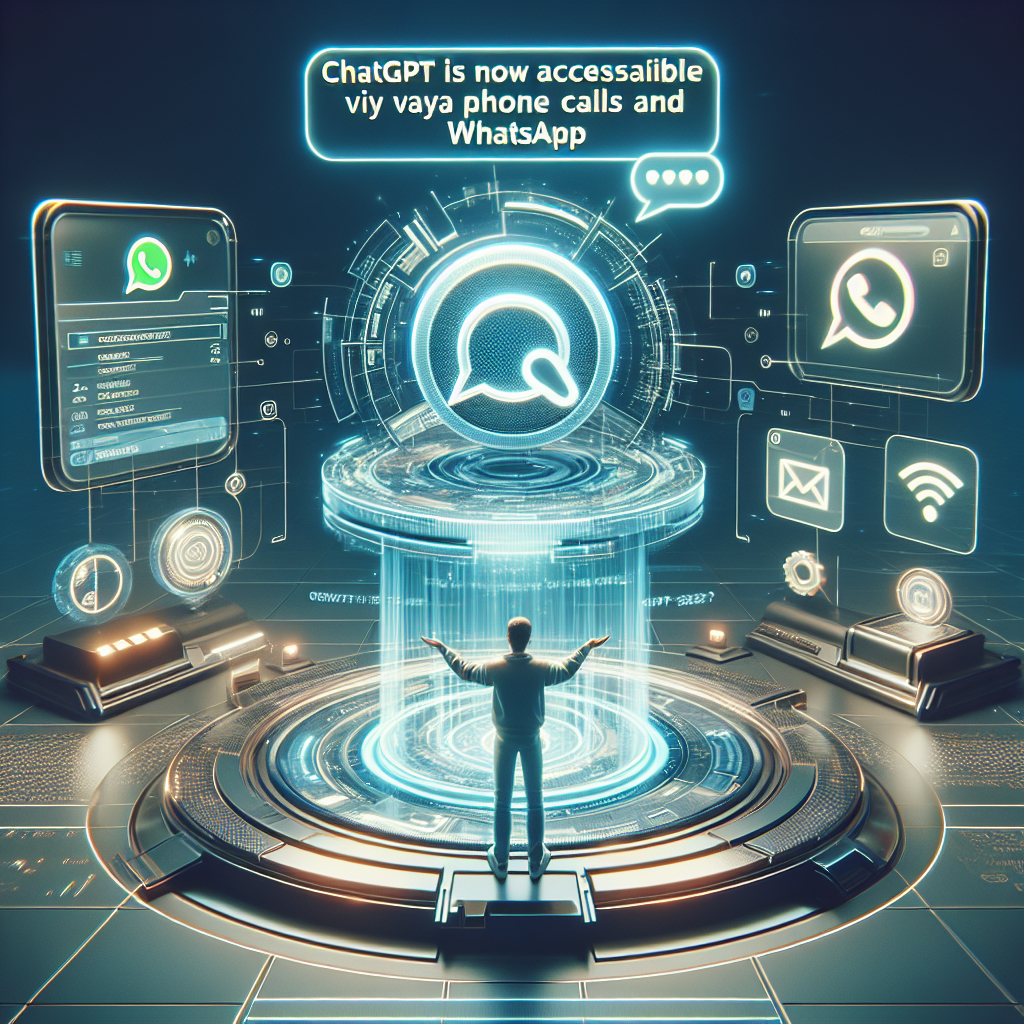 Chatgpt is now accessible via phone calls and whatsapp