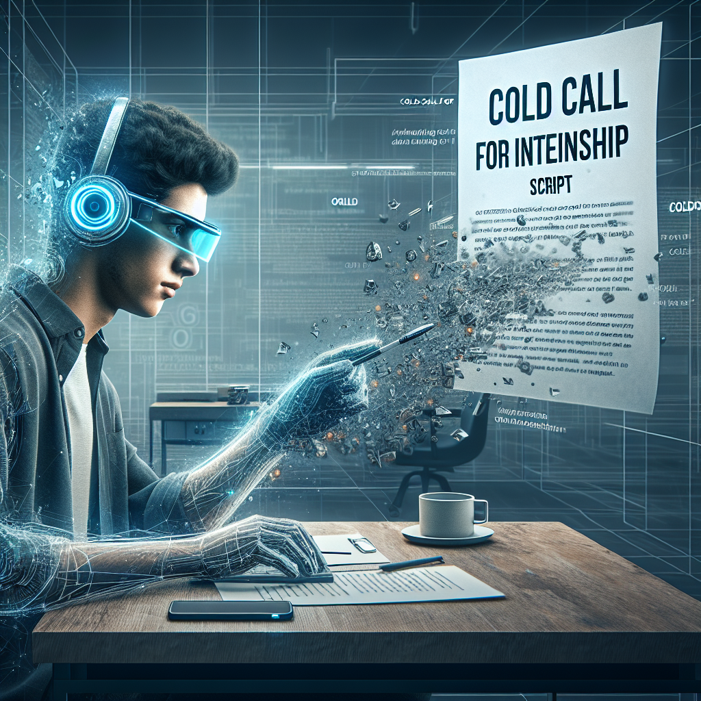 Cold call for internship script