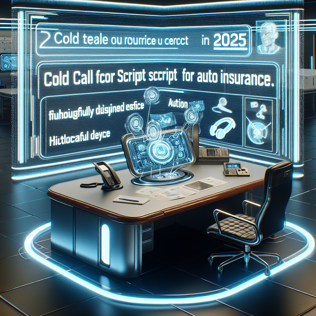 Cold call script for auto insurance in 2025