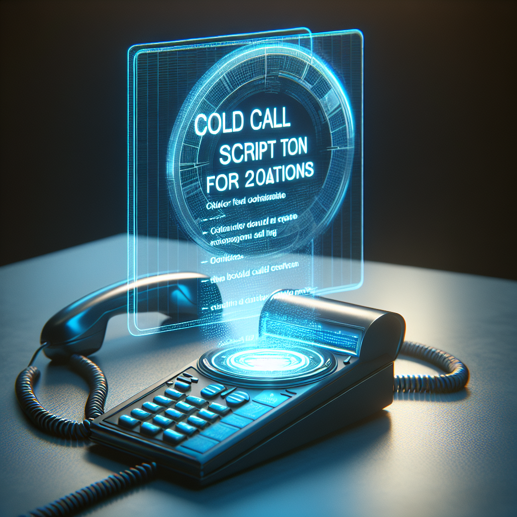 Cold call script for donations