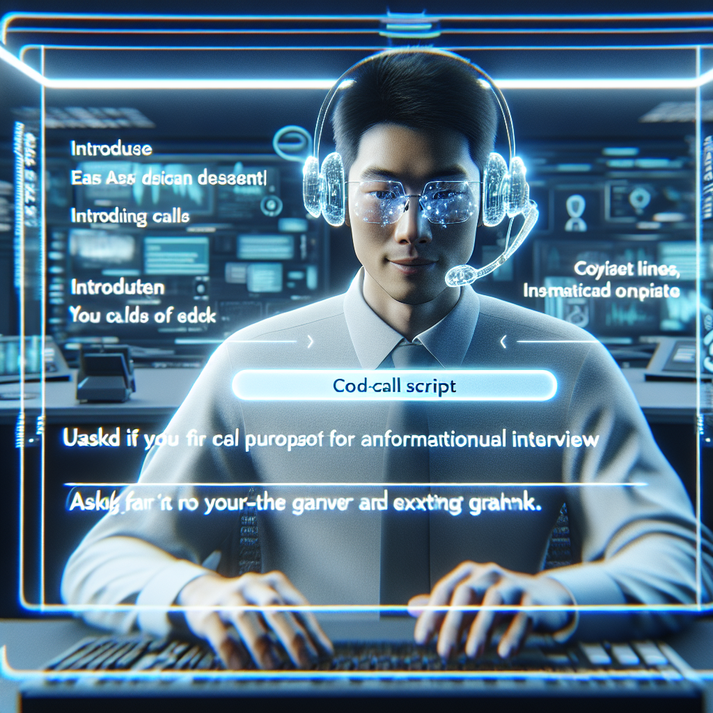 Cold call script for informational interview