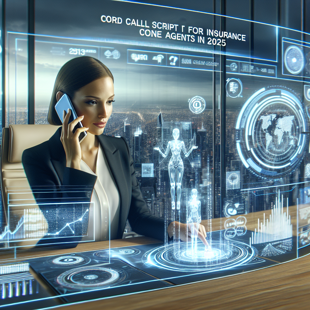 Cold call script for insurance agents