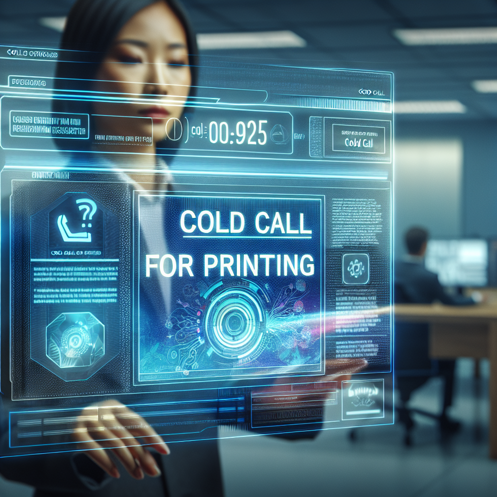 Cold call script for printing in 2025