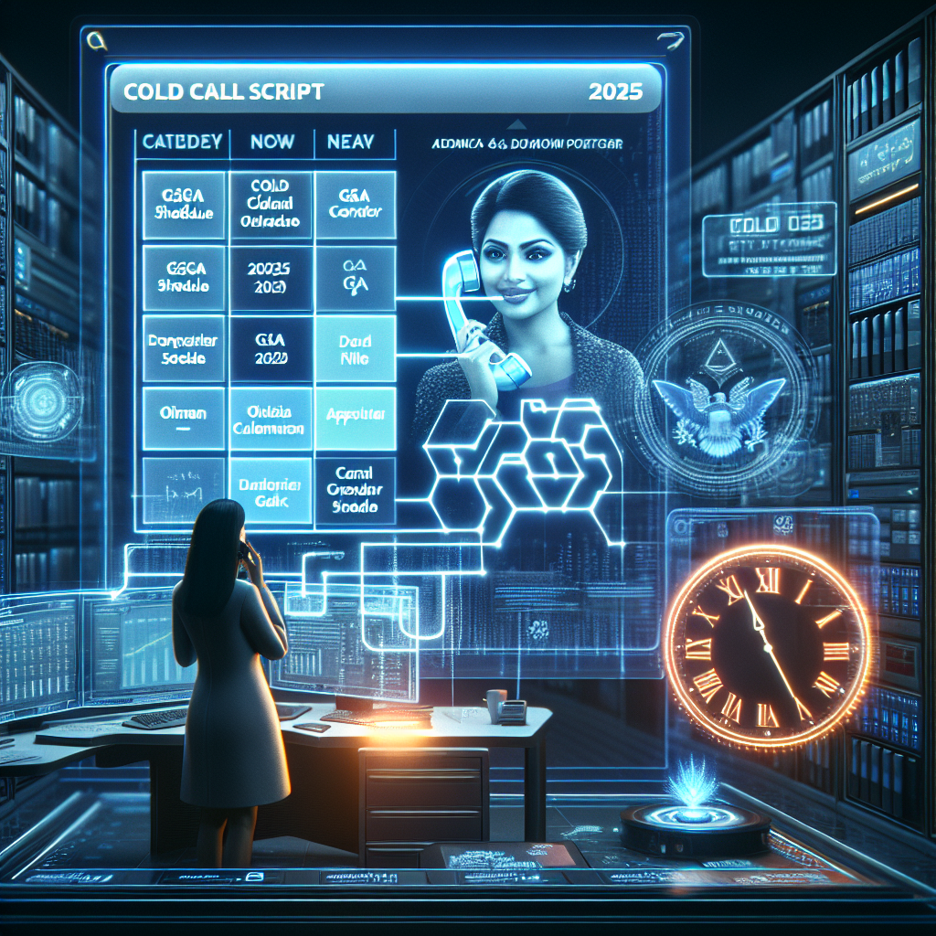 Cold call script to get appointment for gsa schedule