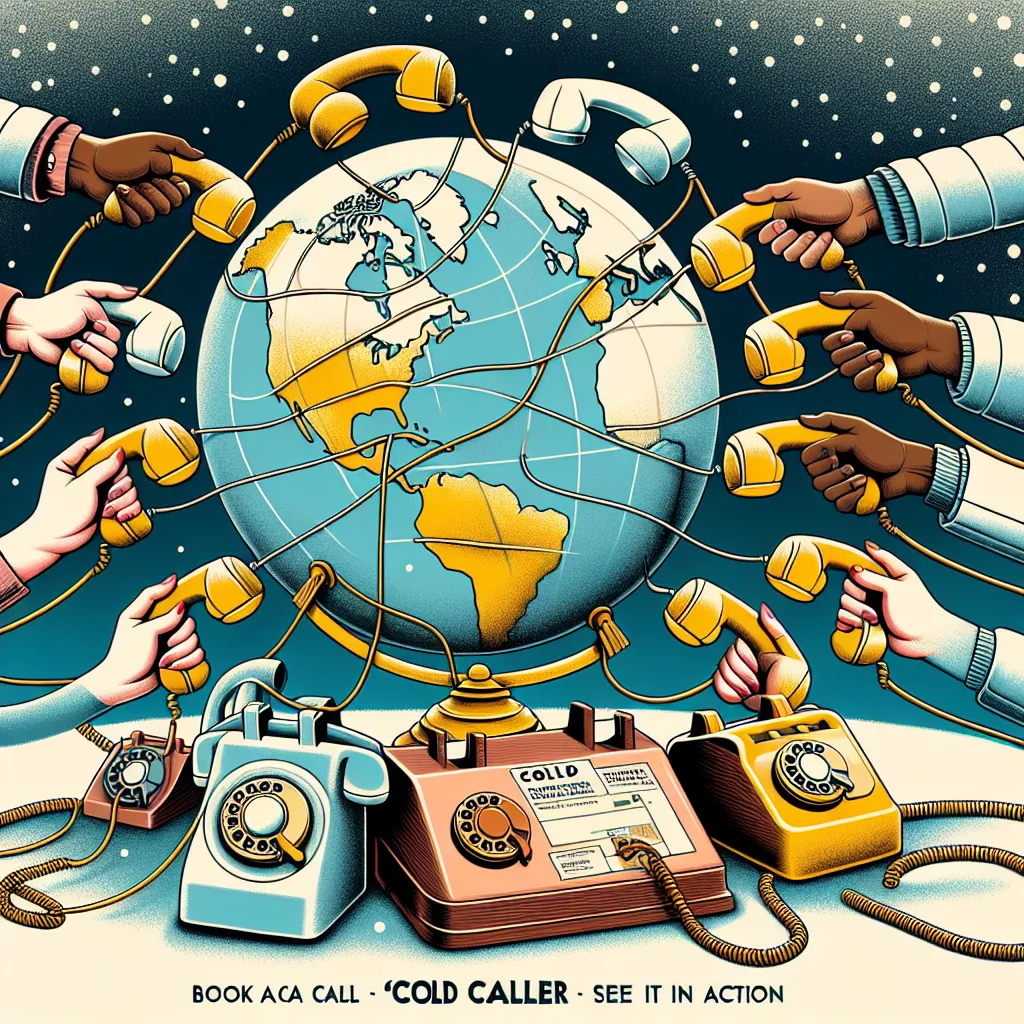 Cold caller - book a call - see it in action