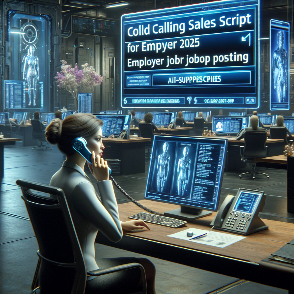 Cold calling sales script for employer job posting
