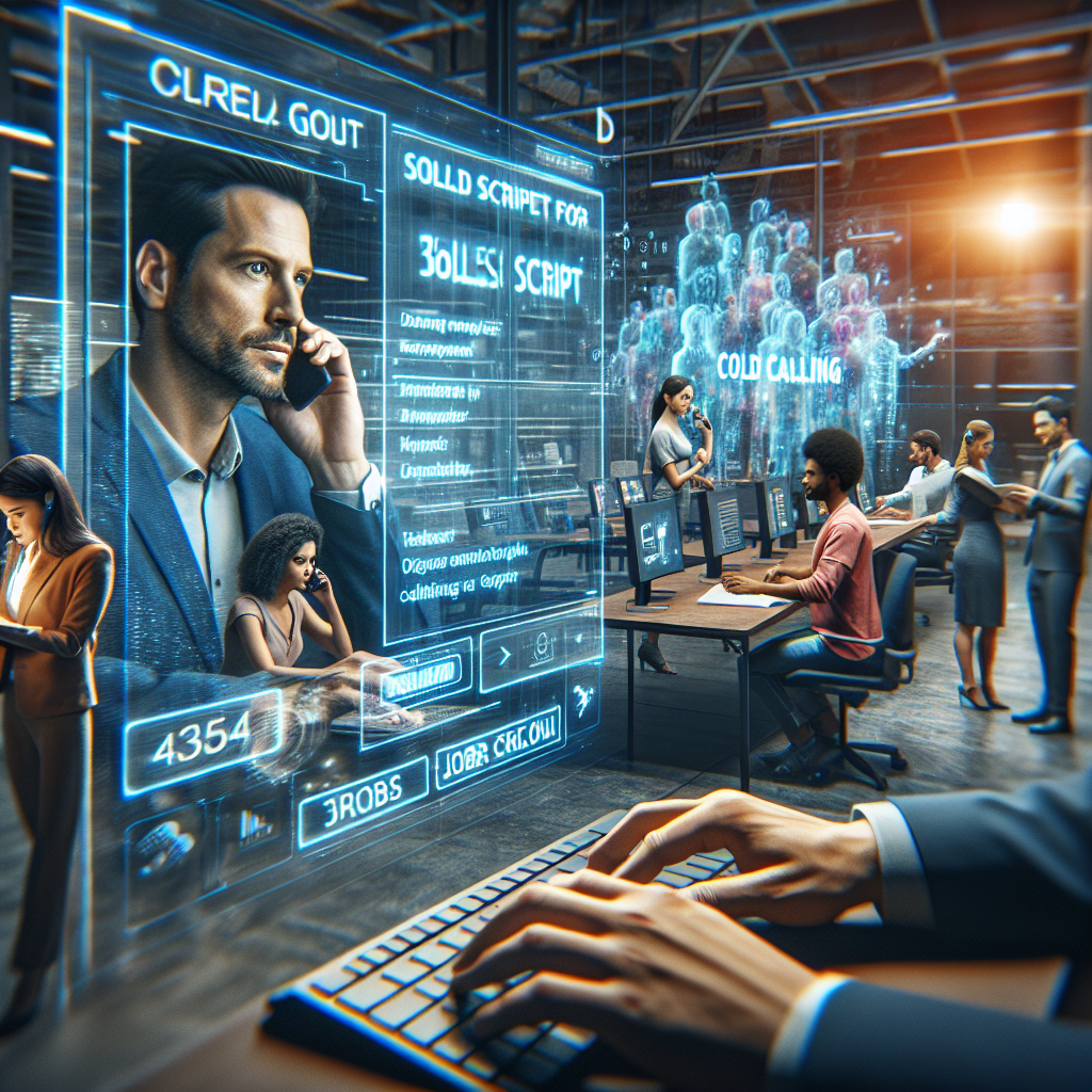 Cold calling sales script for employment website