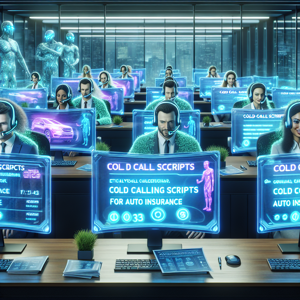 Cold calling scripts for auto insurance agents