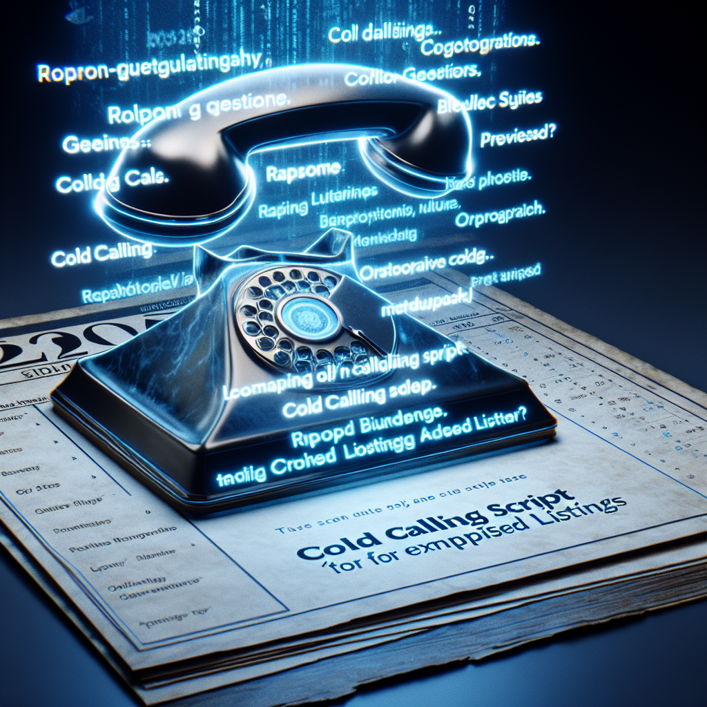Cold calling scripts for expired listings