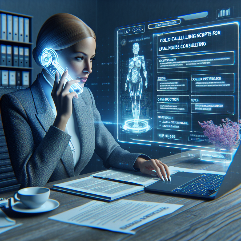 Cold calling scripts for legal nurse consulting