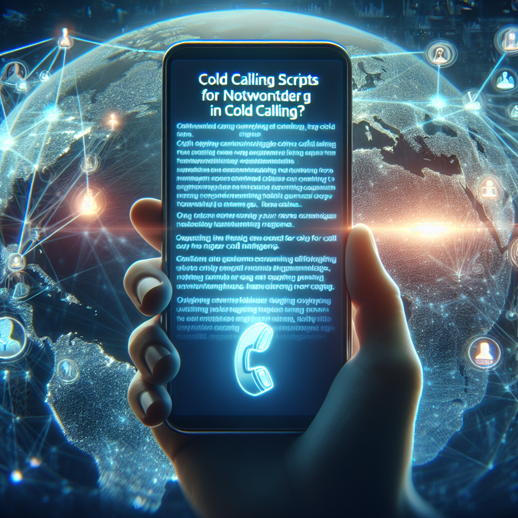 Cold calling scripts for network marketing