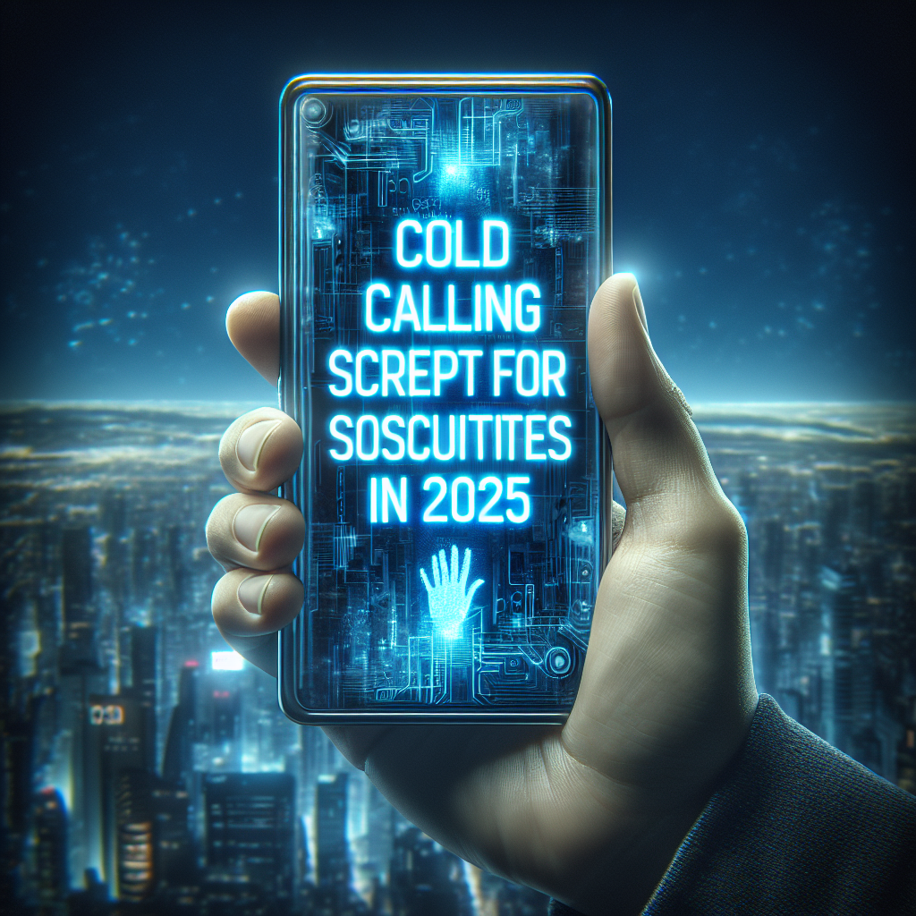 Cold calling scripts for security systems