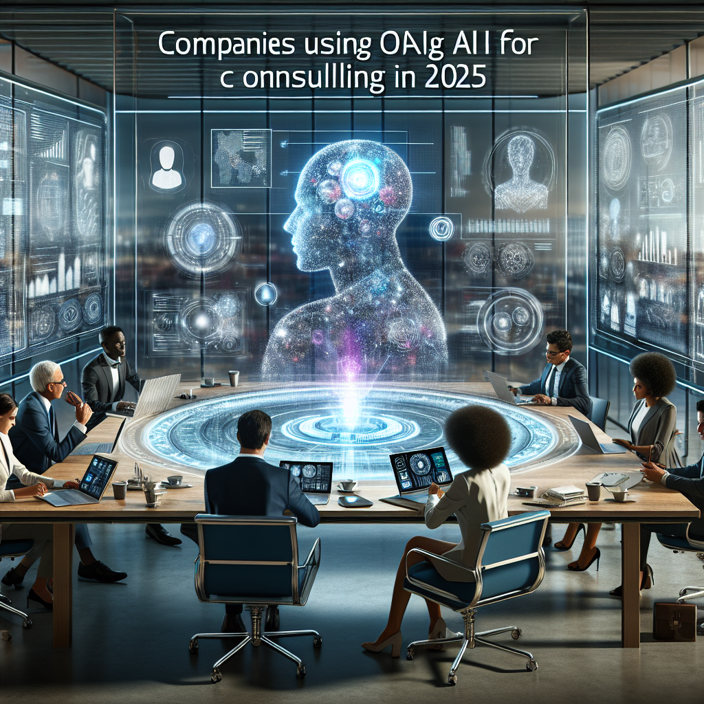 Companies Using Ai For Consulting